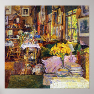 Hassam - Blommor, 1894 Poster