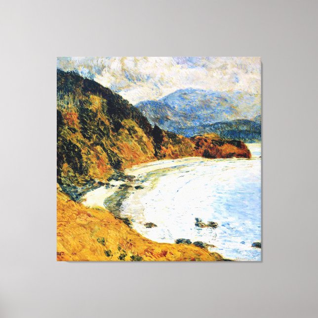 Hassam - Ecola Beach, Oregon Canvastryck (Framsida)