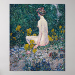 Hassam - Golden 1908 Poster