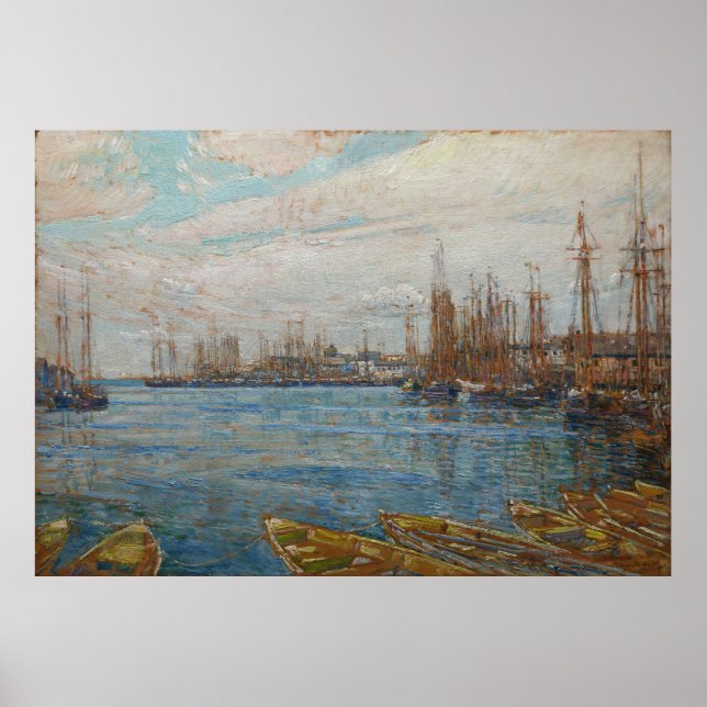 Hassam - Hamn med tusen master Poster (Framsidan)
