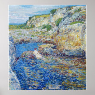 Hassam - Rockweed Bassäng 1902 Poster