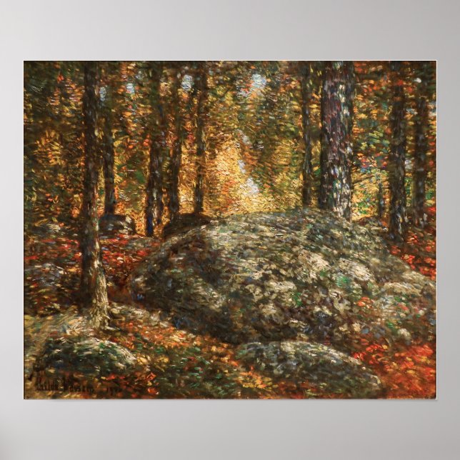 Hassam - Smycketask Old Lyme 1906 Poster (Framsidan)