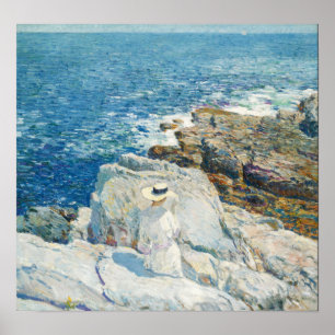 Hassam - South Ledges Appledore Poster