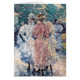 Hassams "Conversation on the Avenue" - kort