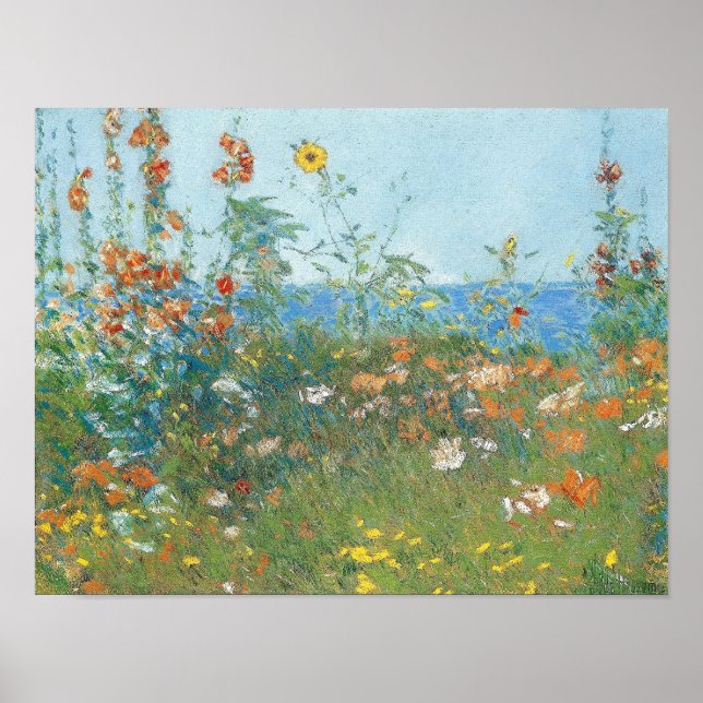 Hassams "Poppies, Isle of Shoals" utan gränser Poster (Framsidan)