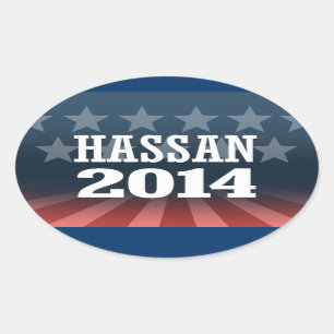 HASSAN 2014 OVALT KLISTERMÄRKE