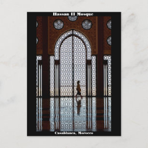 Hassan II moské i Casablanca, Marocko vykort