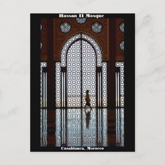 Hassan II moské i Casablanca, Marocko vykort
