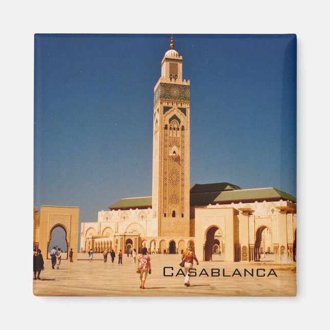 Hassan II Mosque - Casablanca Magnet (Framsidan)
