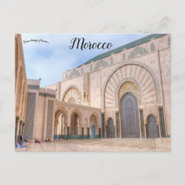 Hassan ll Mosque Casablanca Marocko vykort