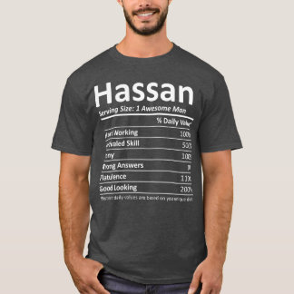 HASSAN Nutrition Funny Birthday-Personlig T Shirt