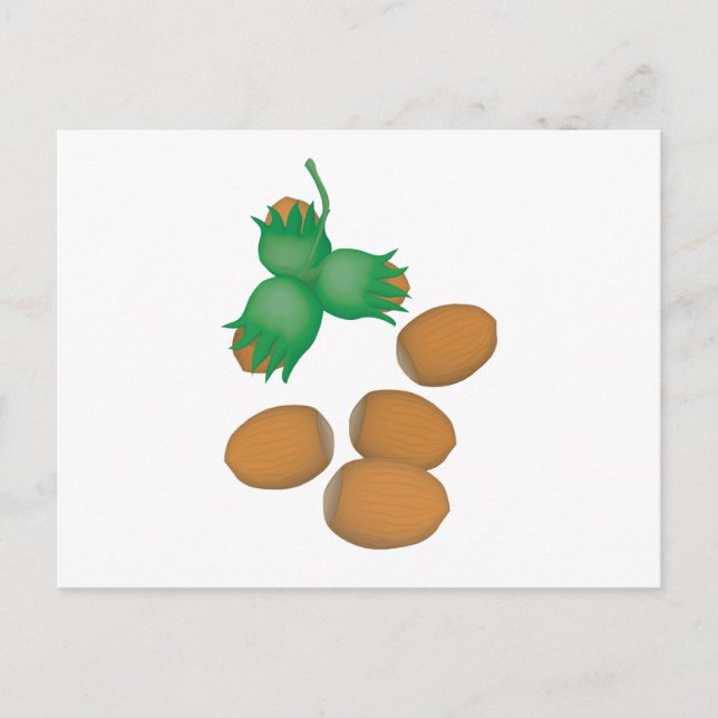 Hasselnötter Vykort (Framsida)