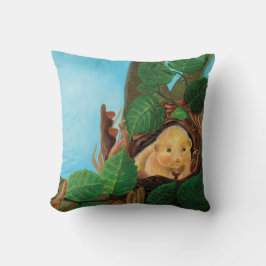 Hasselsovare som äter hasselnöt kudde