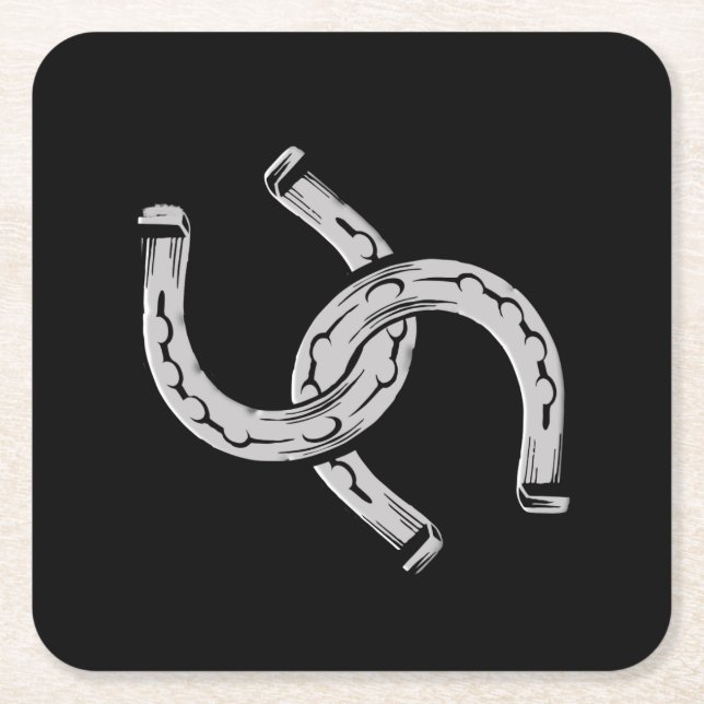 Hässhoar Underlägg Papper Kvadrat (Framsidan)