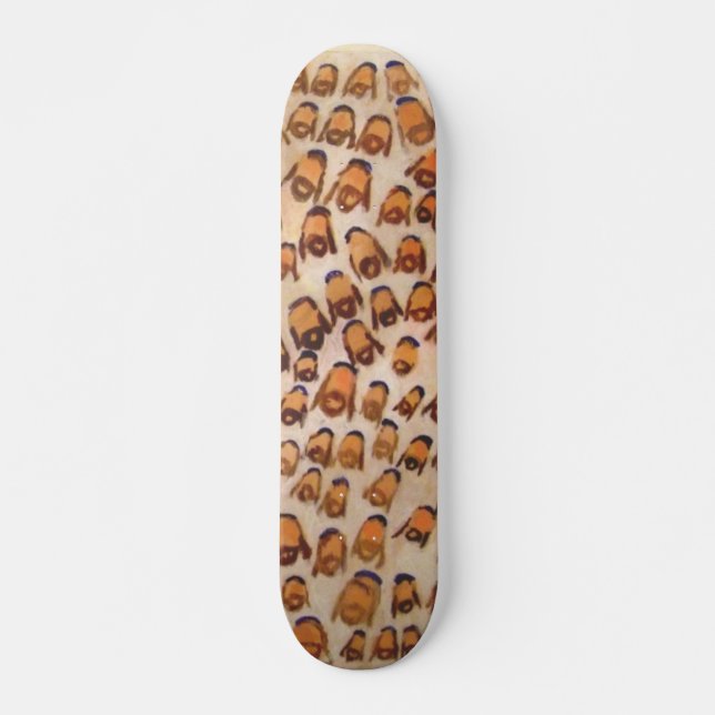 Hassid nation skateboard bräda 21,5 cm (Framsida)