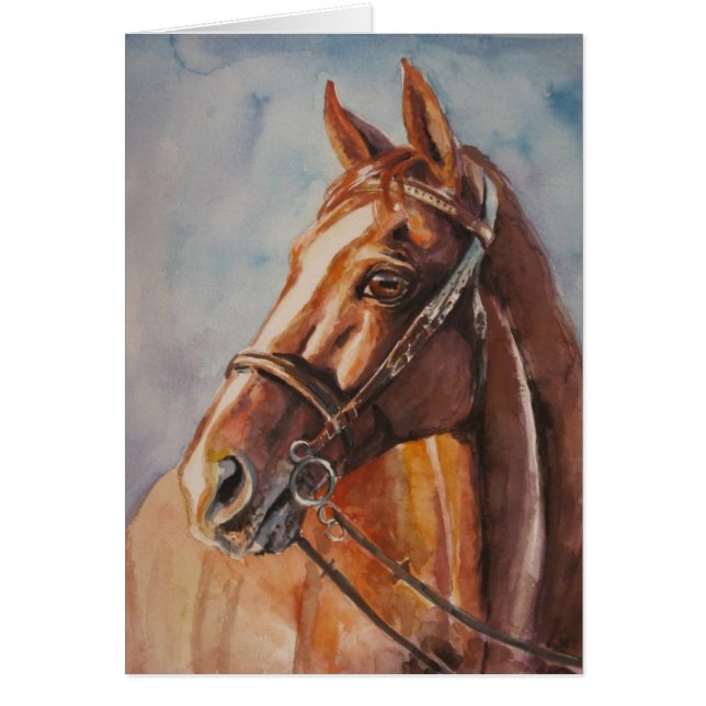 Häst 2 hälsningskort (Framsidan)