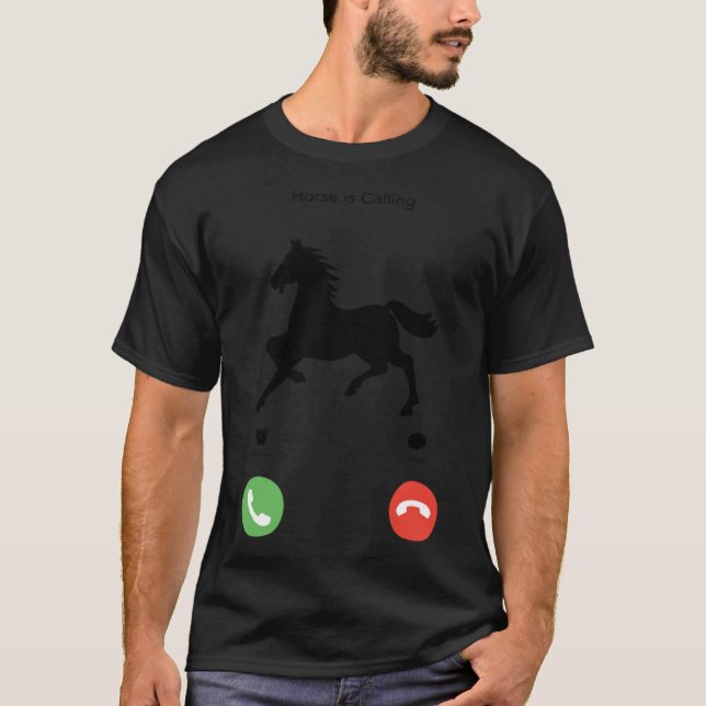 Häst är Calling horse ridor andalusian T Shirt (Framsida)
