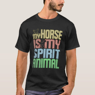 Häst är mitt andningsdjur för hästrider t shirt