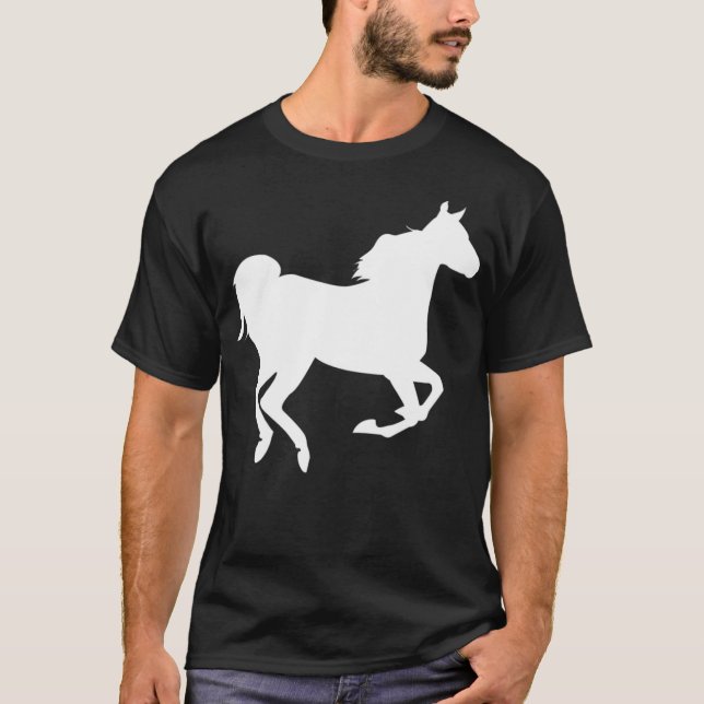 häst artsy appaloosa t shirt (Framsida)