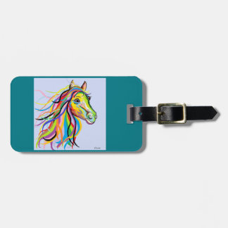 Häst av en olik färg bagagebricka