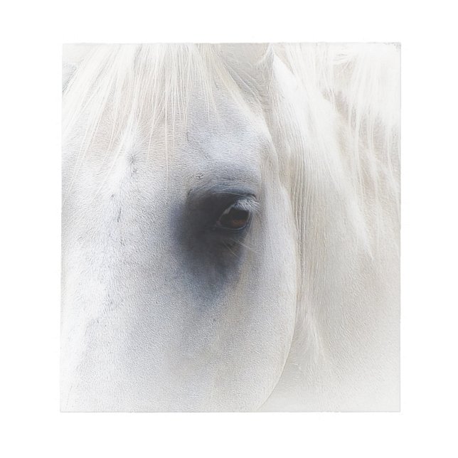 Häst & blommigt anteckningsblock (Framsida)