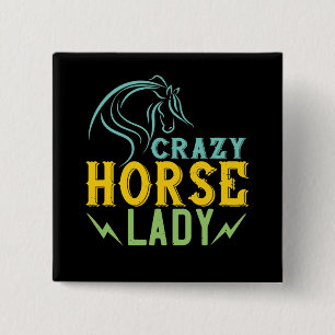 Häst - Crazy Horse Lady Knapp