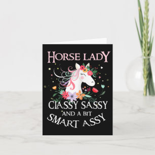 Häst Dam Cly Sy Och En Bit Smart Y Kort
