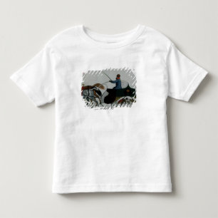 Häst dragen Sleigh Tee Shirt