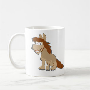 Häst driven kaffemugg
