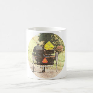 Häst drog Vechicles, Kalona, Iowa Amish häst Kaffemugg