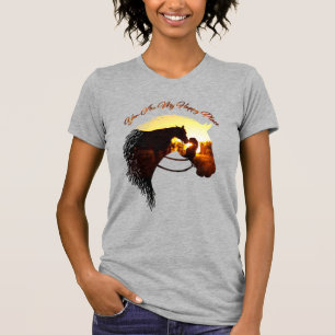 Häst du är min Lycklig Ställe-häst Lover-kvinna T Shirt