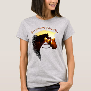 Häst du är min Lycklig Ställe-häst Lover-kvinna T Shirt