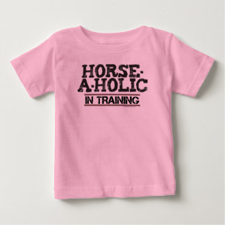 Häst-En-Holic i utbildningsspädbarnT-tröja T Shirt