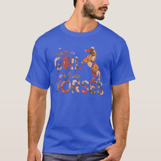 Häst endast en flicka som kärlek hästar t shirt