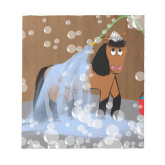 Häst får du en bath.tif anteckningsblock