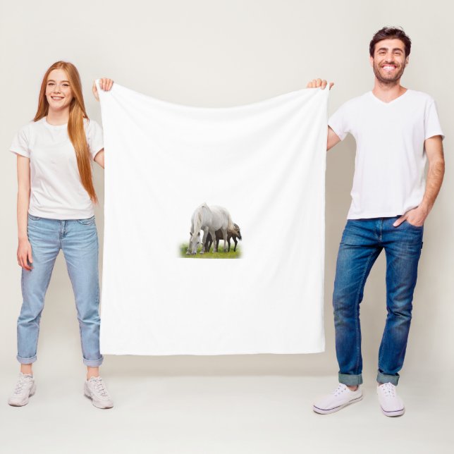 Häst Fleecefilt (På plats)