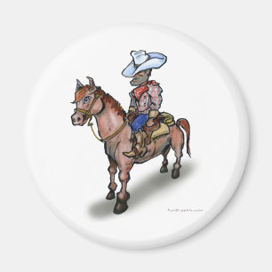 Häst för Cowboy n Magnet