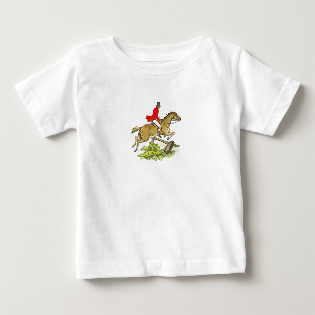Häst för jägare för rävjaktjumper tee (Framsida)