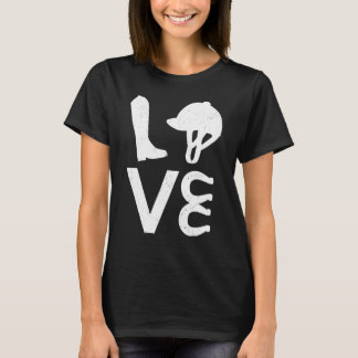Häst Gård Landsbygd Flick Pojke Tunna Häst Ägare T Shirt