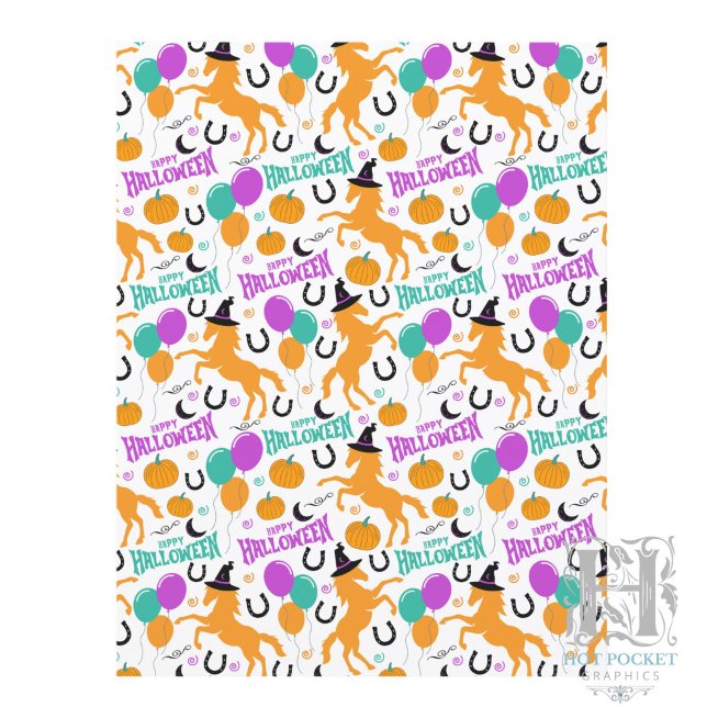 Häst Halloween Scrapbook Papper (Skapare uppladdad)