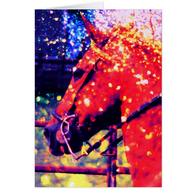 Häst Hälsningskort (Framsidan)