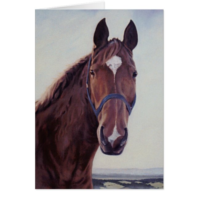 Häst Hälsningskort (Framsidan)