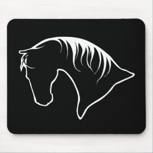 Häst Head Siloquette MOUSEPAD Musmatta