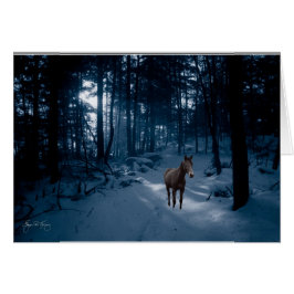 Häst i blått trä: kort