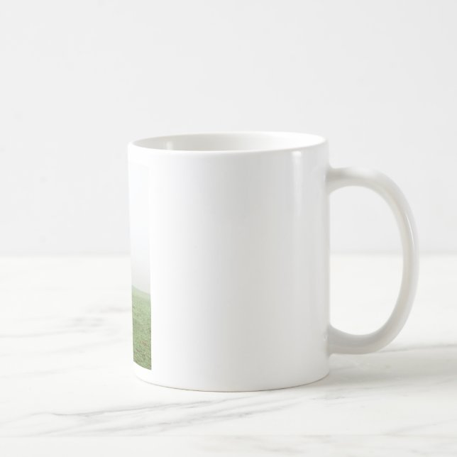 Häst i dimman på en skugga kaffemugg (Höger)