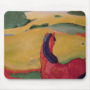 Häst i en landskap, 1910 musmatta
