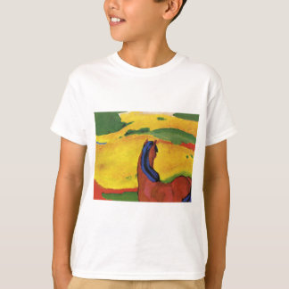 Häst i en landskap av Franz Marc T Shirt