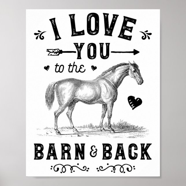Häst i Kärlek dig till Barn och Bakflickornas hors Poster (Framsidan)