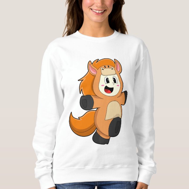 Häst i kostym t shirt (Framsida)