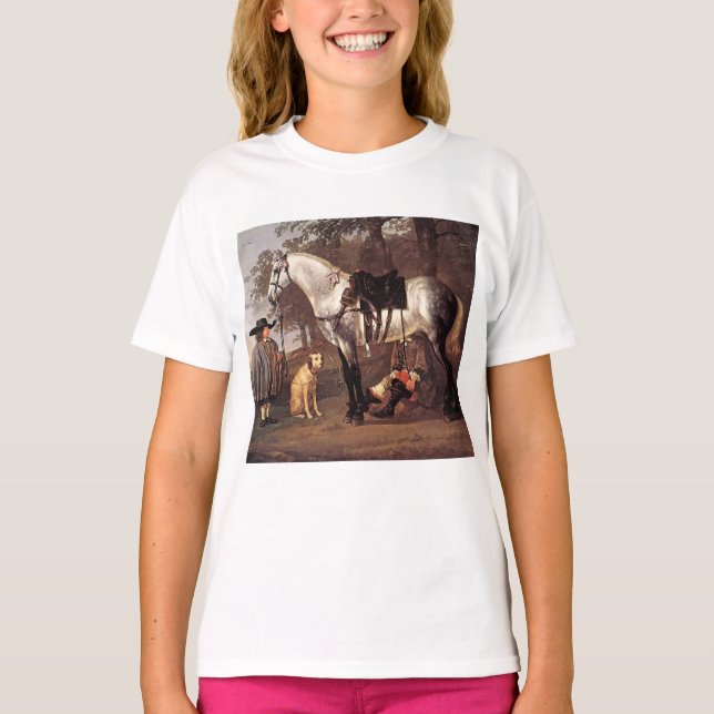 Häst i liggande Aelbert Cuyp T Shirt (Framsida)